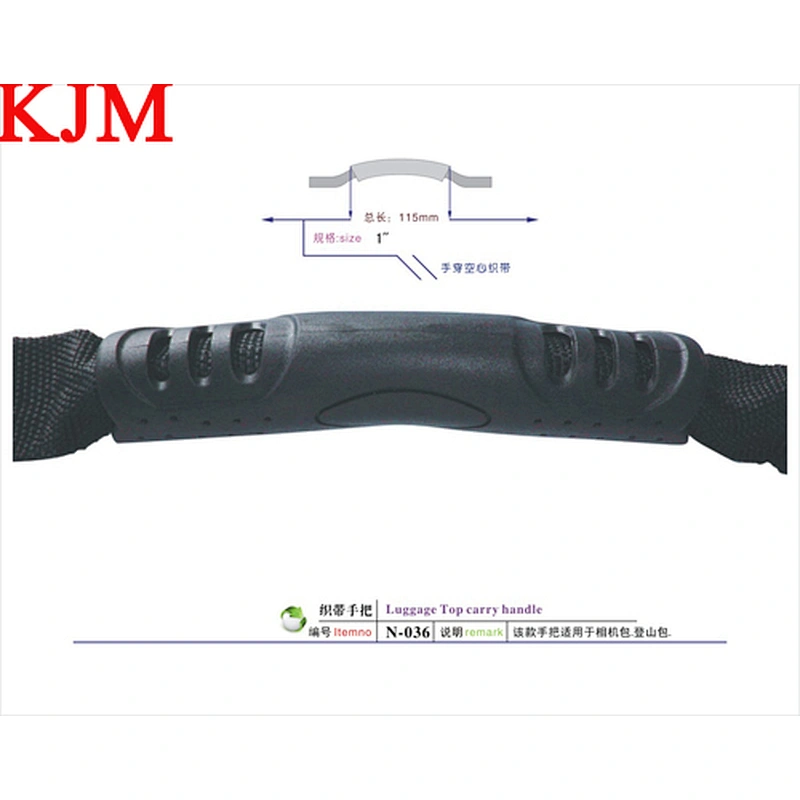 Customized high quality plastic handle with belt for camera bag hiking bag