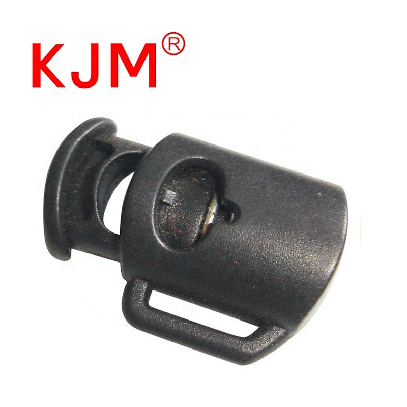 Factory Outlet Plastic Spring Cord Lock with Loop for Backpack