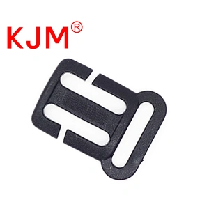 KJM Wholesale single loop plastic strap tri-glide buckle for backpack