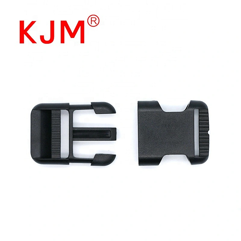 KJM High Quality Adjuster Buckles Black Custom POM Plastic Cam Buckle for Camera Bag