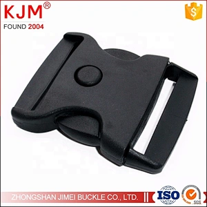 Strong plastic POM insert buckle for backpack strap with lock