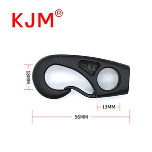 KJM In Stock 8mm Elastic Rope Plastic Swivel Strap Hook Clips for Tent