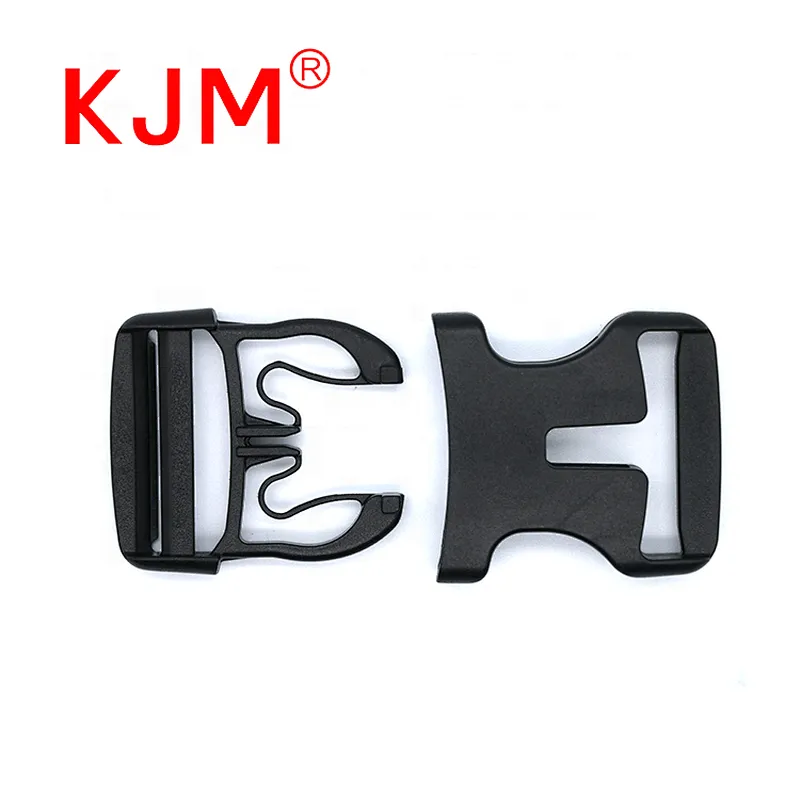 KJM Adjustable Shoulder Strap Side Release Plastic Buckle for Camping Hiking Backpack