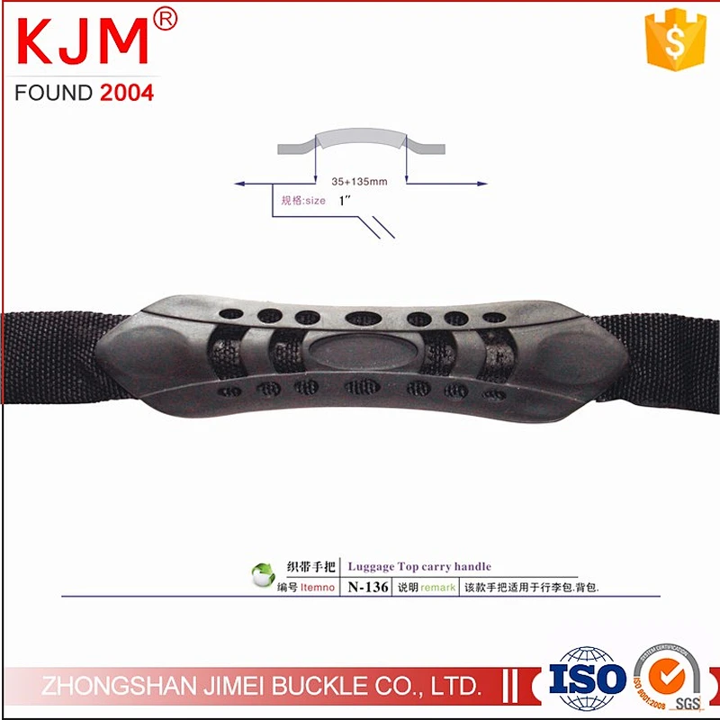 Plastic solf backpack handle in bag and luggage accessories