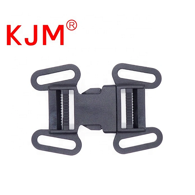 Made in china 6 way double adjustable quick release fixed strap plastic buckle for baby stroller
