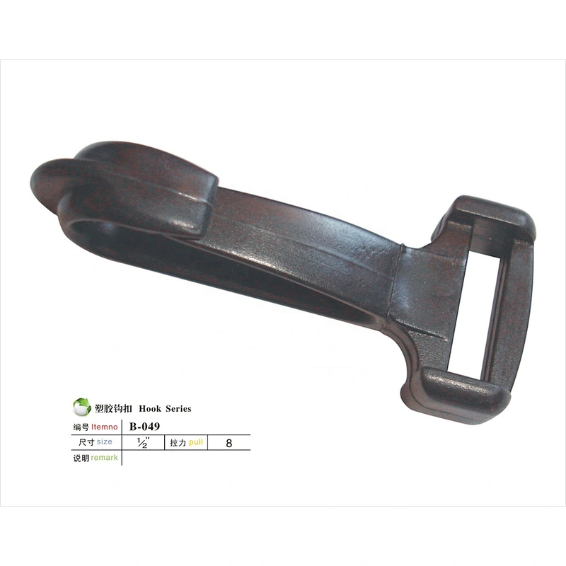 KJM Factory Price 12mm Small Plastic Swivel Snap Hook for Bike Bag Travel Backpack Baby Stroller