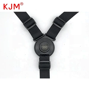 KJM Custom Harness Strap Quick Center Release 3 Way Plastic Buckle for Baby Stroller Children's Cradle