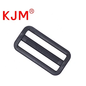 China Factory Non-slip Plastic Strap Tri-glide Buckle for Backpack Webbing