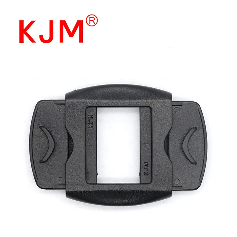 KJM Original Factory 25mm Plastic Double Regulation Strap Adjuster Ladder Lock Buckle Backrest Clip for Baby Carriage