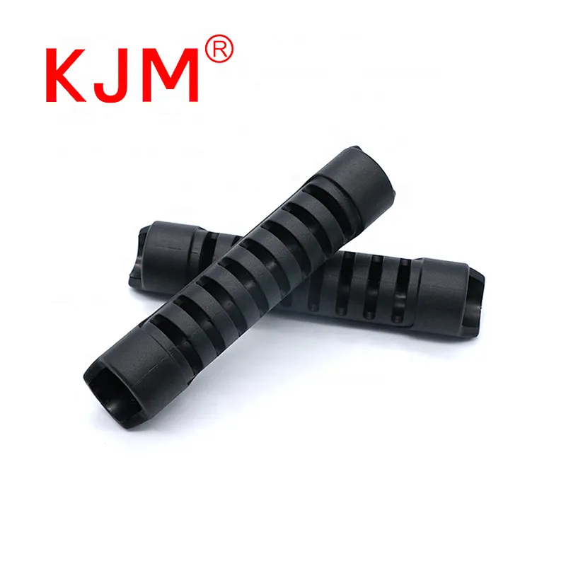KJM In Stock Plastic PVC Rubber Tube Grip Handle with Webbing for Backpack Accessories