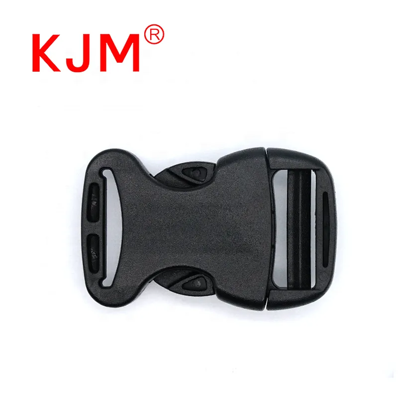 KJM 25mm 38mm Plastic Strap Fix Accessory  Side Release Plastic Buckle for School Bag