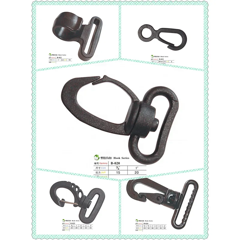Wholesale superior quality plastic baby pushchair accessories snap hook