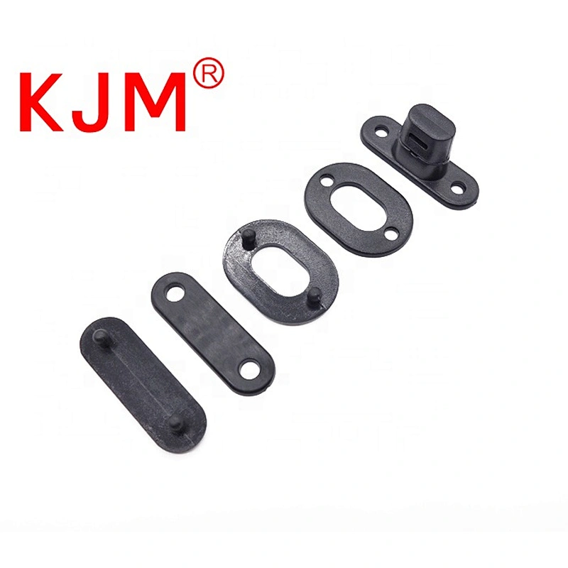 KJM Customized Black POM plastic strap belt turn lock buckle for backpack/handbag
