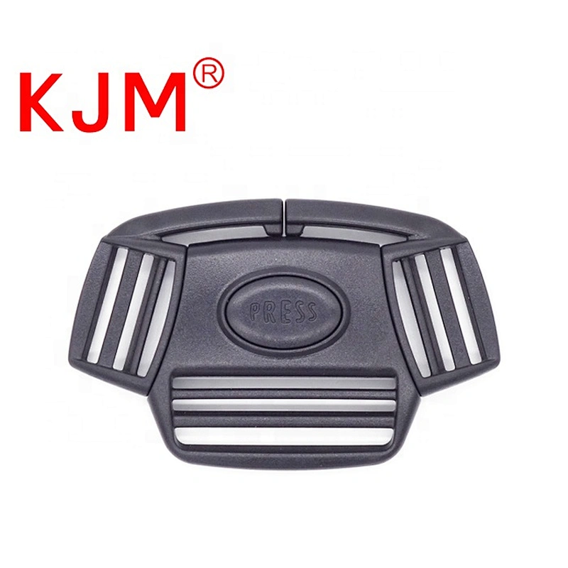 KJM Customized Logo Adjustable Harness Safety Belt Plastic Buckle for Baby Pram Stroller Chair