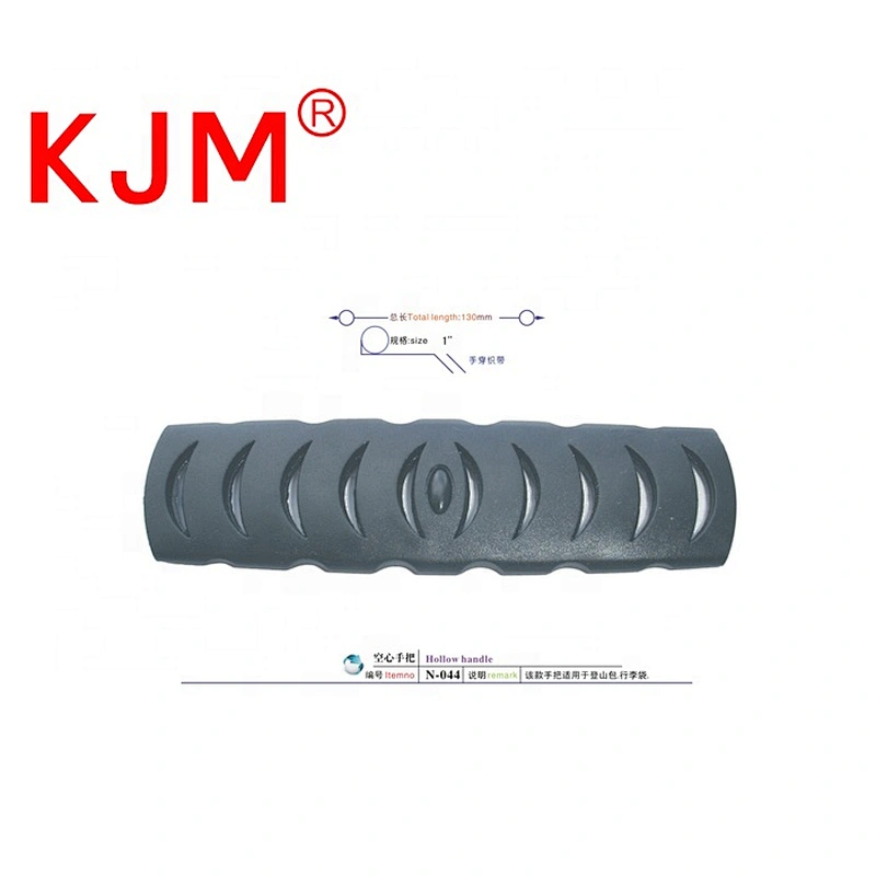 KJM In Stock Plastic PVC Rubber Tube Grip Handle with Webbing for Backpack Accessories