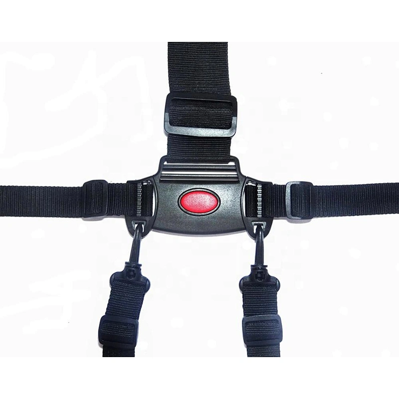 Dual adjustable 5 way plastic quick release buckle for baby stroller
