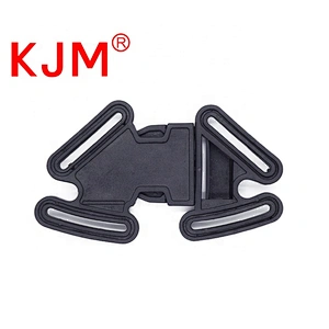 KJM High Quality 4 Point Safety Strap Side Quick Release Plastic Buckle 38mm for Baby Carrier Kid Chair