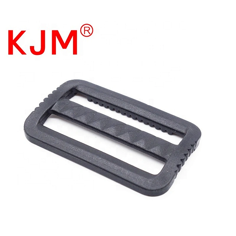 Factory Made Black POM Plastic Tri Glide Square Slide Buckle for Backpack