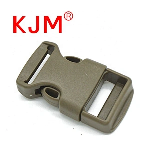KJM Factory 25mm Adjustable Plastic Quick Side Release Clamp Buckle for Backpack