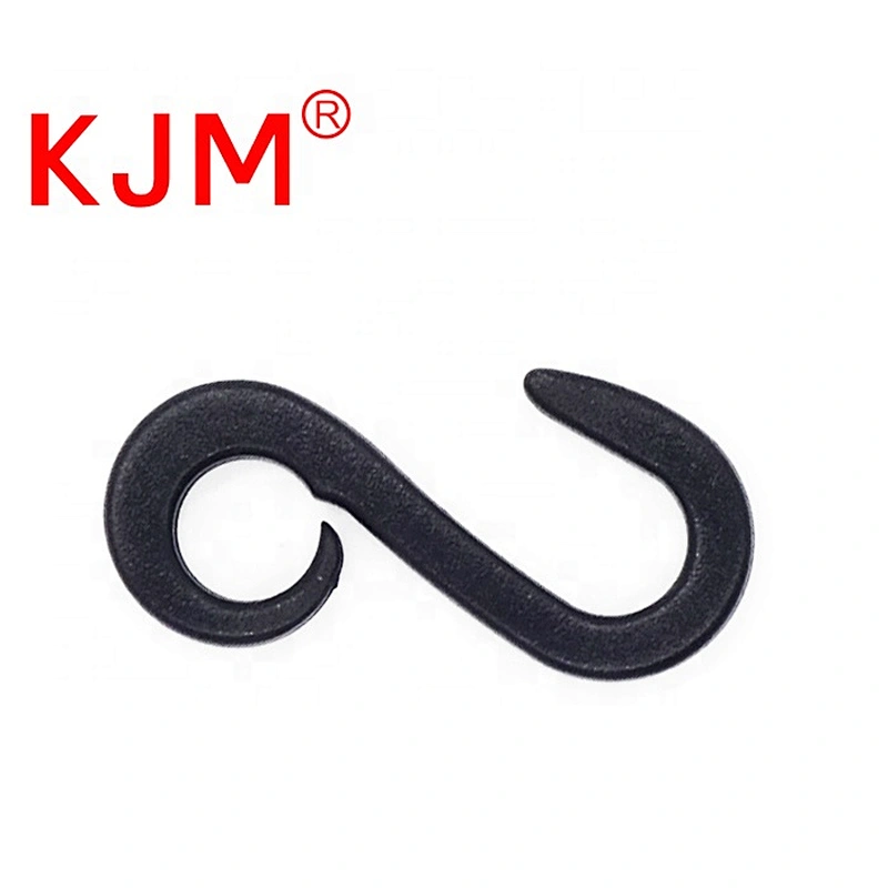 Wholesale Mini Plastic Black J-shape Hook for Baby Carrier Stroller
