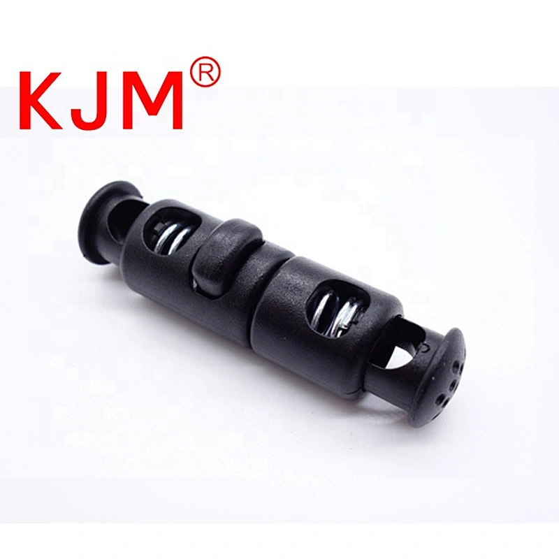 KJM Detachable Double Hole Extension Cord Lock Toggle Stopper for Garment Rope