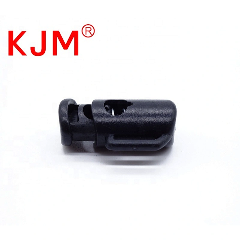 Factory Outlet Plastic Spring Cord Lock with Loop for Backpack