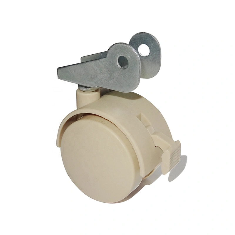 High Quality Plastic Caster Brake Universal Wheel with for Baby Crib