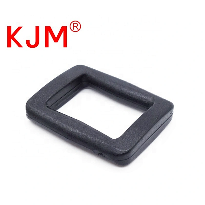 KJM 1 Inch Backpack Strap Plastic Rectangle Square Ring Buckle