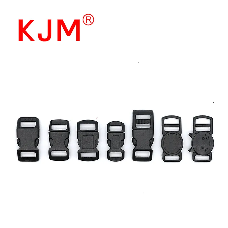 KJM 10mm Plastic Quick Release Breakaway Buckle for Cat Bow Tie Collar Buckle