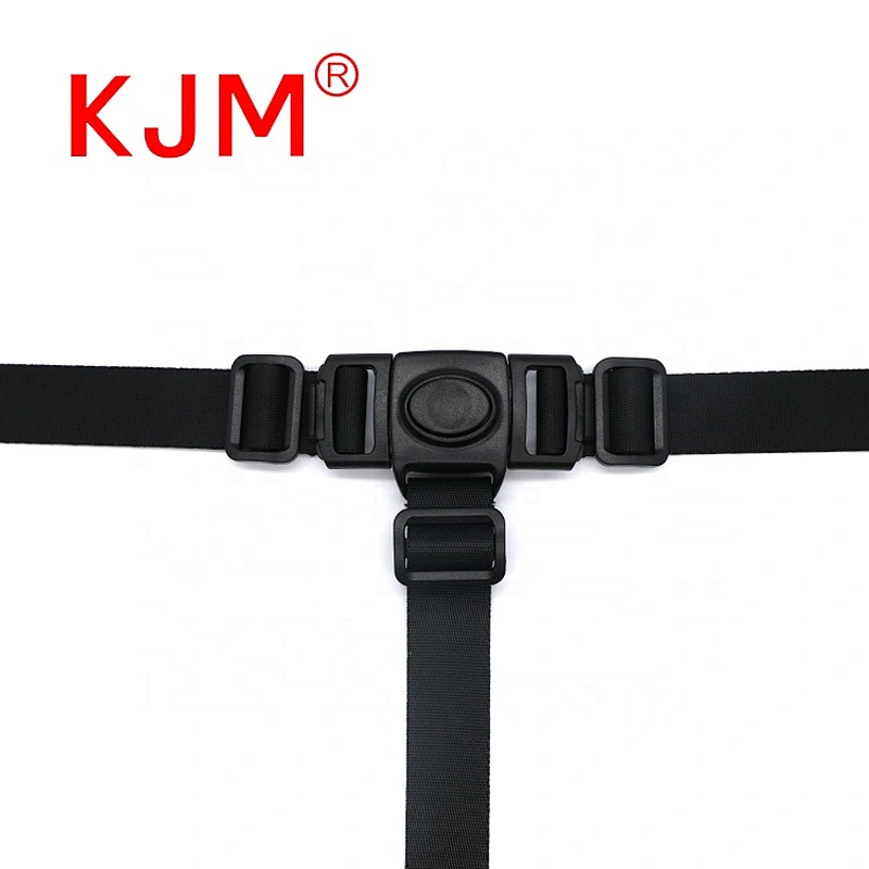 KJM Customized Baby Bicycle Seat Child High Chair Stroller 3 Way Kids Safety Harness Strap Belt