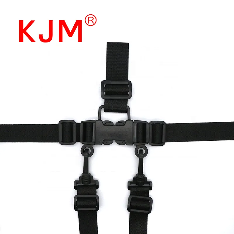 KJM Customized 5 Way Safety Belt with Buckle for Baby Pram Stroller