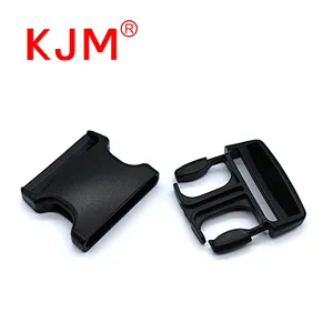 KJM Customized 50mm Adjustable Strap Quick Plastic Side Release Buckle for Backpack