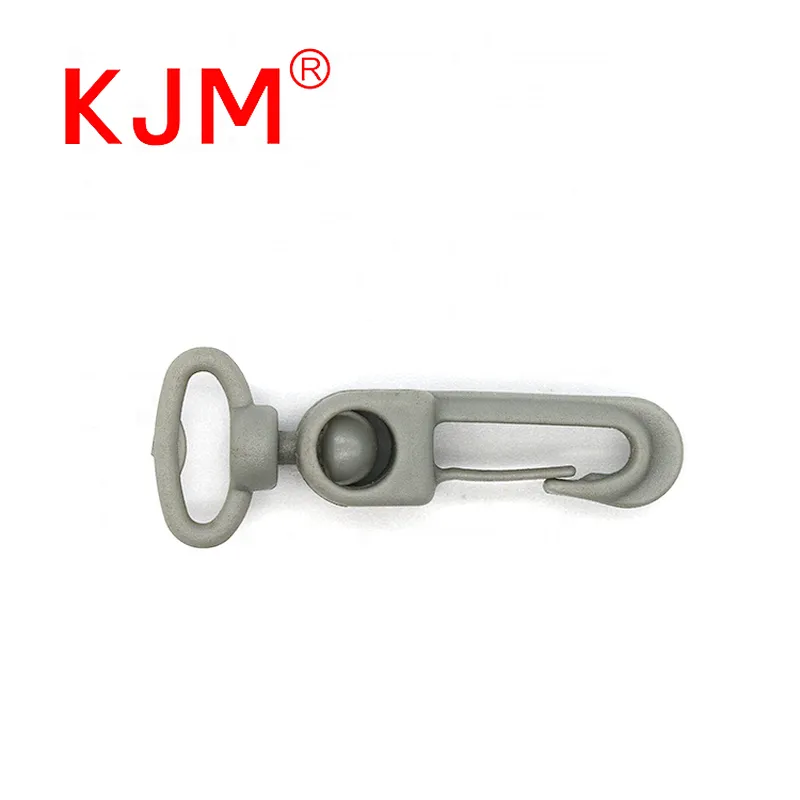 KJM hot sale durable POM plastic mini swivel snap hook for camera bag backpack suitcase