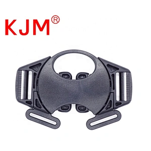 KJM Customized Logo 5 Point Harness Side Release Buckle for Stroller