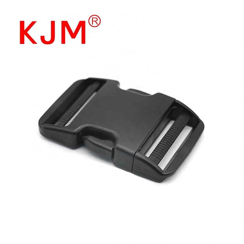KJM Custom Logo Nylon Carry On  Luggage Strap with Adjustable Side Release Buckle