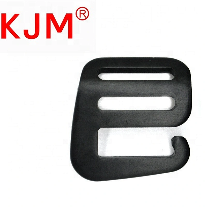 Customized Logo Backpack Accessories Webbing Black and Sliver G Hook Aluminum 20mm Buckle