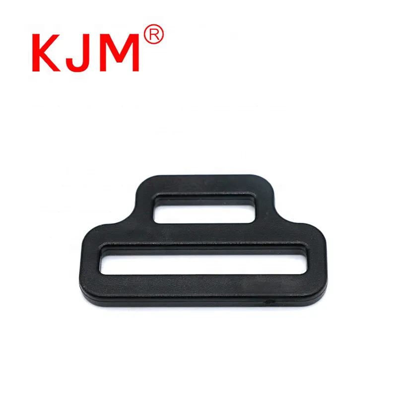 KJM Plastic Double Loop Adjuster Slide Strap Tri-glide Buckle for Backpack
