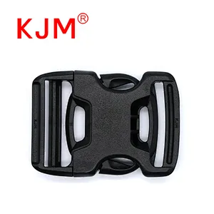 KJM 38mm Plastic Side Release Adjustable Strap Buckle for Military Tactical Cycling Climbing Backpack