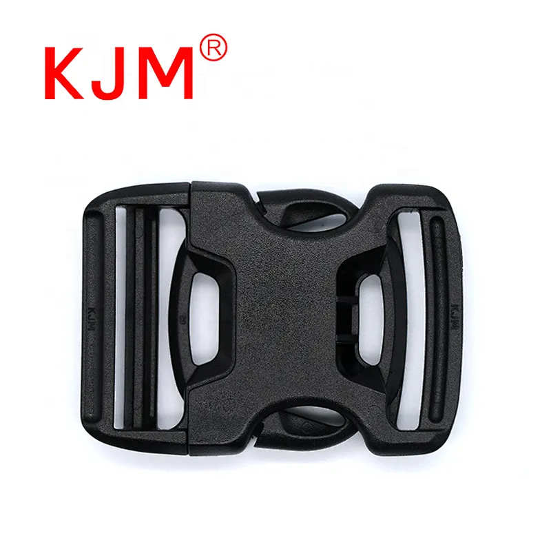 KJM 38mm Plastic Side Release Adjustable Strap Buckle for Military Tactical Cycling Climbing Backpack