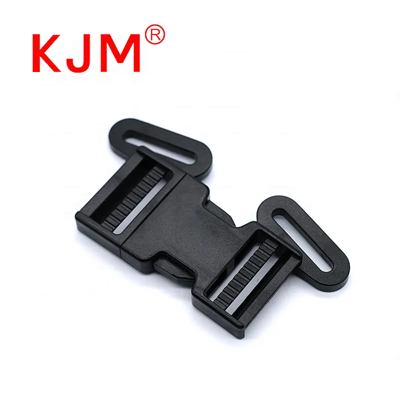 KJM Double Adjustable Quick Side Release Plastic 4 Way Buckle for Baby Stroller