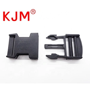 KJM Customized Logo 38mm Plastic Clasp Clip Backpack Buckle for Camera Bag Casual Computer Bag Buckle