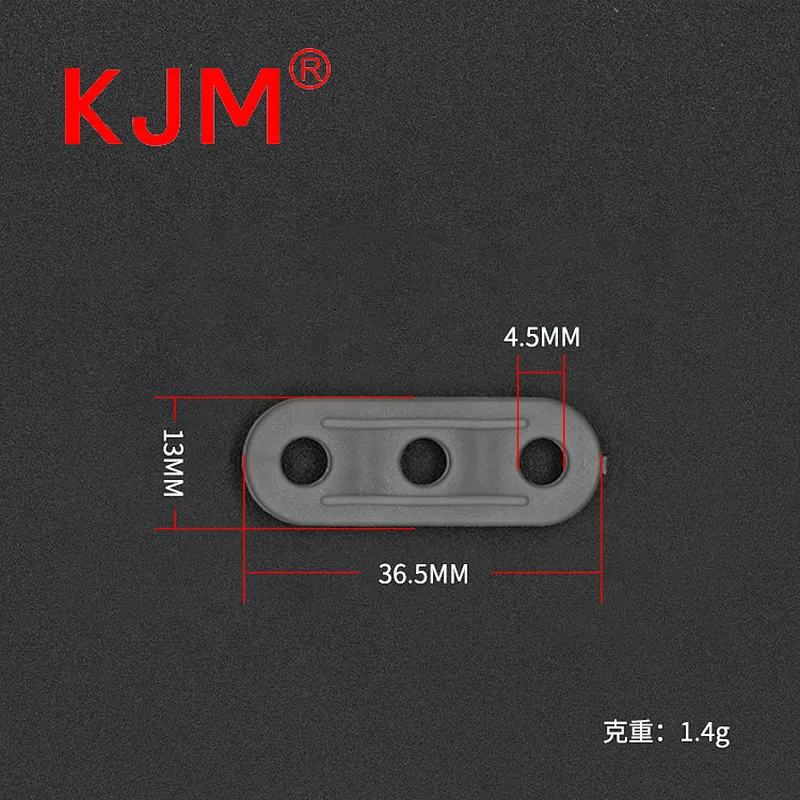 Customized Outdoor Canopy Camping Tent Tensioner PP Plastic 3 Holes Wind Rope Fixed Adjuster Buckle