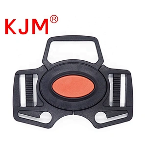 Dual adjustable 5 way plastic quick release buckle for baby stroller
