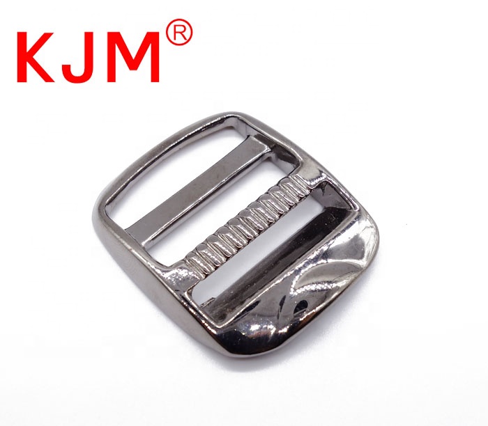 KJM 20mm 25mm Adjustable Strap Metal Ladder Lock Buckle for Backpack Webbing