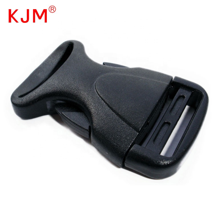 KJM adjuster buckles Black custom POM plastic side release buckle for camera straps
