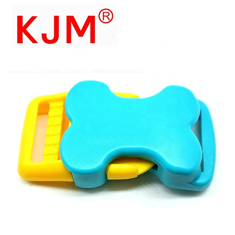 China Factory POM Curved Side Release Buckle for Dog Collar