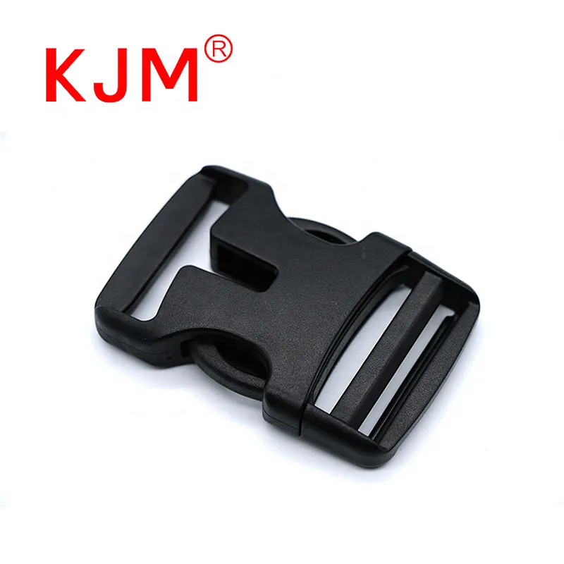 KJM Adjustable Shoulder Strap Side Release Plastic Buckle for Camping Hiking Backpack