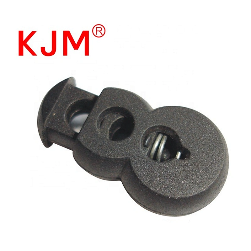 KJM OEM ODM Plastic Drawstring Cord Lock for Clothes Backpack Shoes