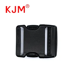 KJM Customized 50mm Adjustable Strap Quick Plastic Side Release Buckle for Backpack