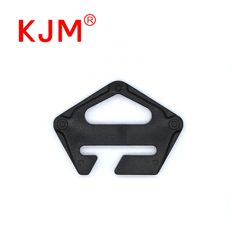 KJM  Eco-friendly Plastic Triangle Tri Glide Slide Buckle for Backpack Bag